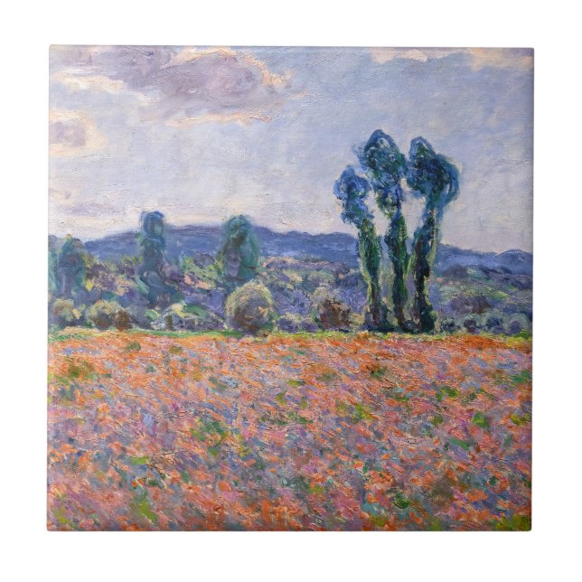 Claude Monet - Poppy Field 1890 (Giverny) (Frente)