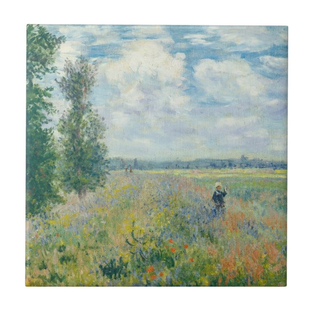 Claude Monet - Poppy Fields próximo da Argentina ( (Frente)