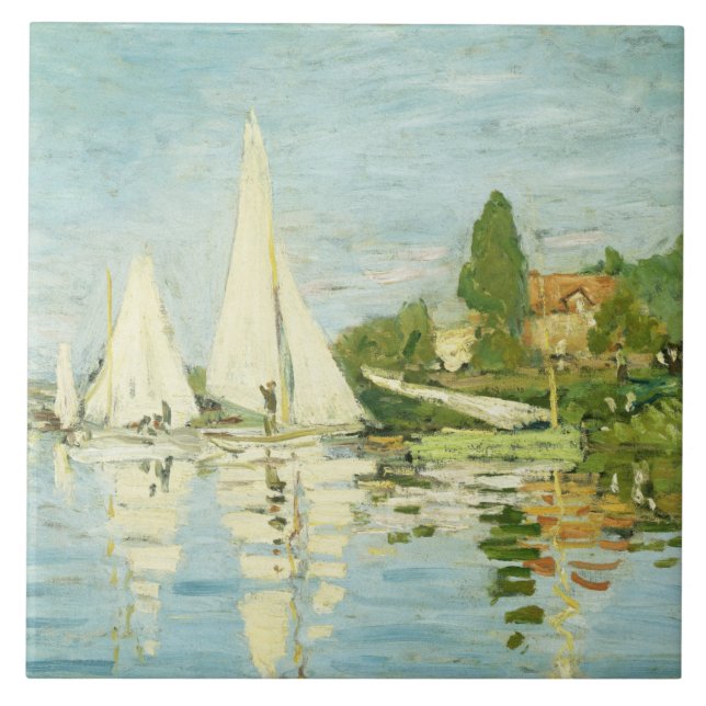 Claude Monet. Regattas em Argenteuil (Frente)