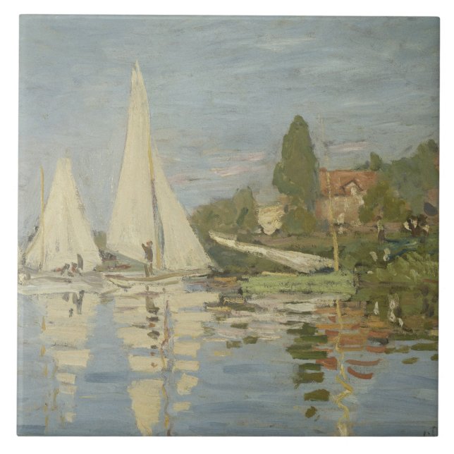 Claude Monet - Regattas em Argenteuil (Frente)