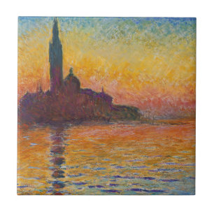 Claude Monet - San Giorgio Maggiore em Dusk