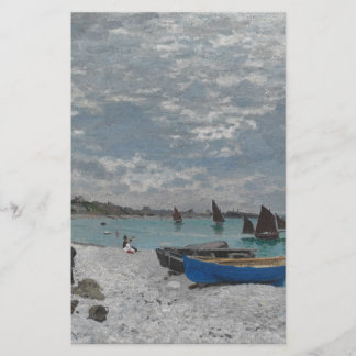 Claude Monet Sky Clouds Barcos Marítimos