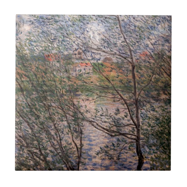 Claude Monet - Springtime através dos ramos (Frente)