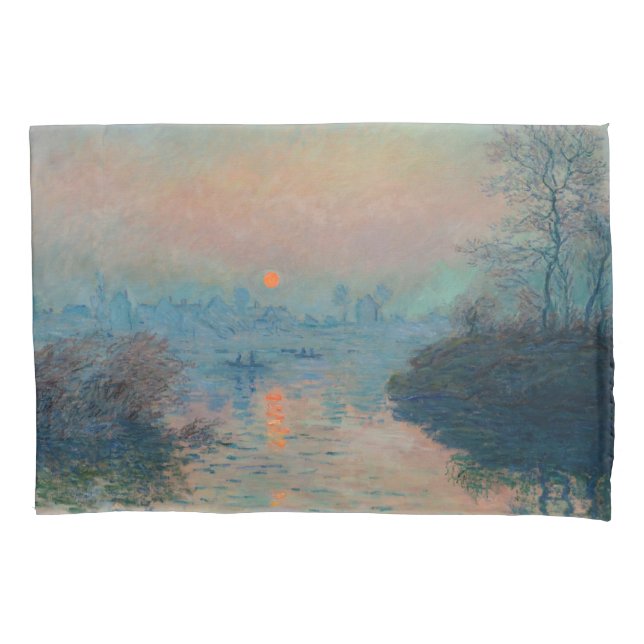 Claude Monet - Sunset sobre o Sena em Lavacourt (Frente)