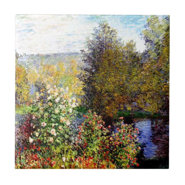 Claude Monet Um Canto do Jardim em Montgeron (Frente)