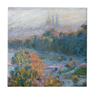 Claude Monet - Vista das Tulherias, Estudo
