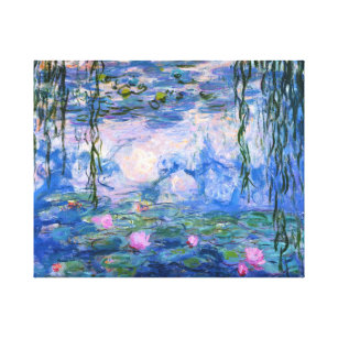 Claude Monet Water Lillies 1919 Canvas