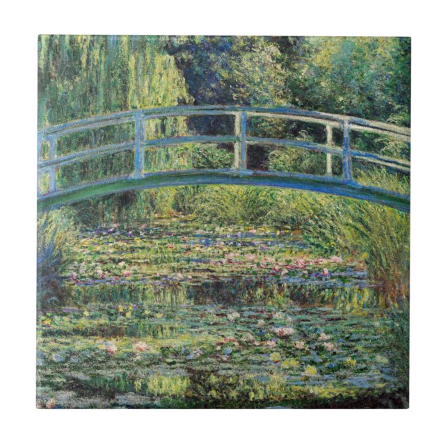Claude Monet - Water Lily Pond & Japanesese Bridge (Frente)
