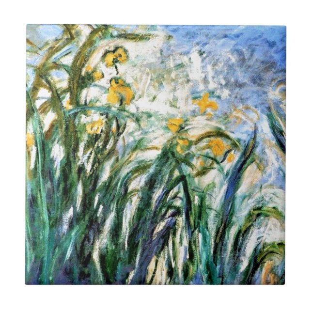Claude Monet Yellow Irises e Malva 19 (Frente)