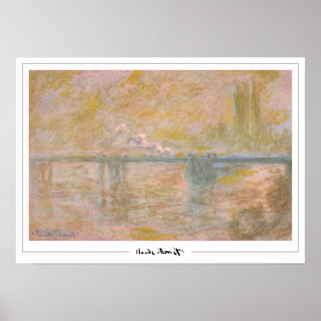 Claude Monet Zedign Art Poster nº 12-2 (Frente)