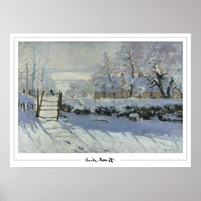 Claude Monet Zedign Art Poster nº 15-2 (Frente)