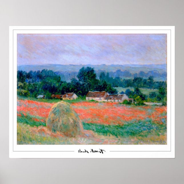 Claude Monet Zedign Art Poster nº 160-2 (Frente)
