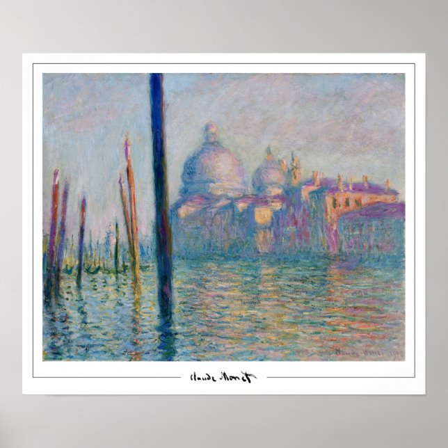Claude Monet Zedign Art Poster nº 257-2 (Frente)