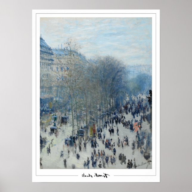 Claude Monet Zedign Art Poster nº 3 (Frente)