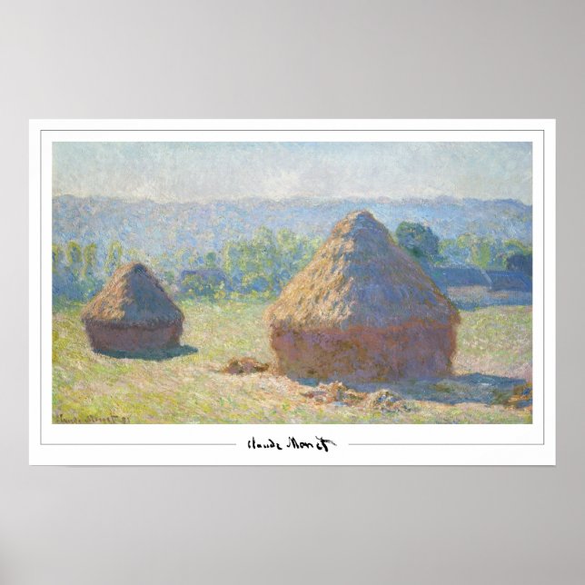 Claude Monet Zedign Art Poster nº 31 (Frente)