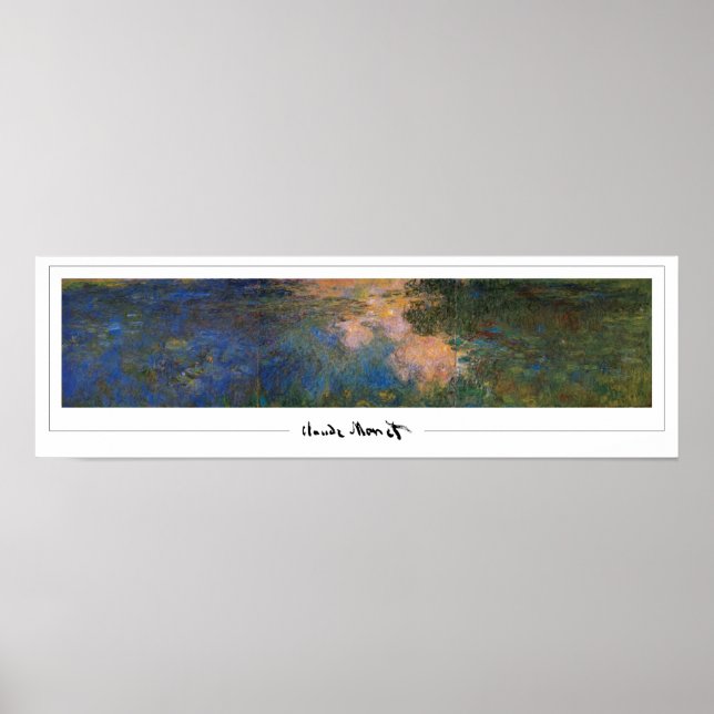 Claude Monet Zedign Art Poster nº 334 (Frente)