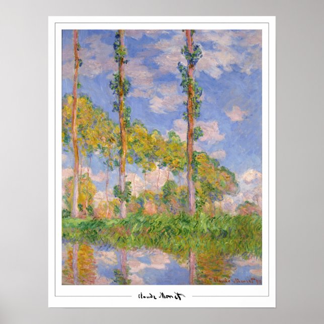 Claude Monet Zedign Art Poster nº 34 (Frente)