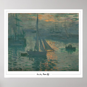 Claude Monet Zedign Art Poster nº 36-2
