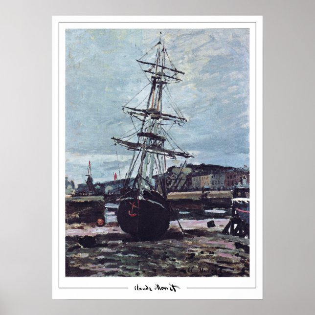 Claude Monet Zedign Art Poster nº 401-2 (Frente)