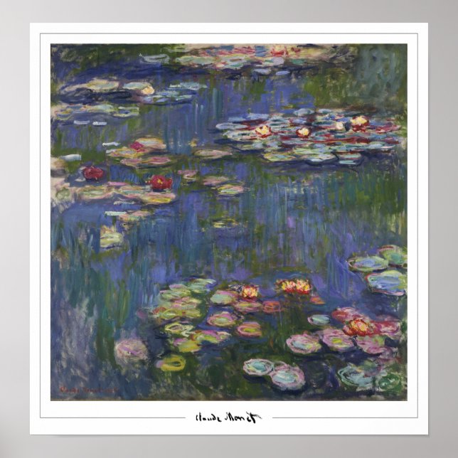 Claude Monet Zedign Art Poster nº 40-2 (Frente)