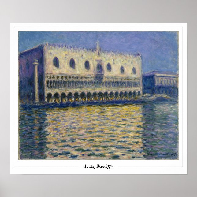 Claude Monet Zedign Art Poster nº 43-2 (Frente)