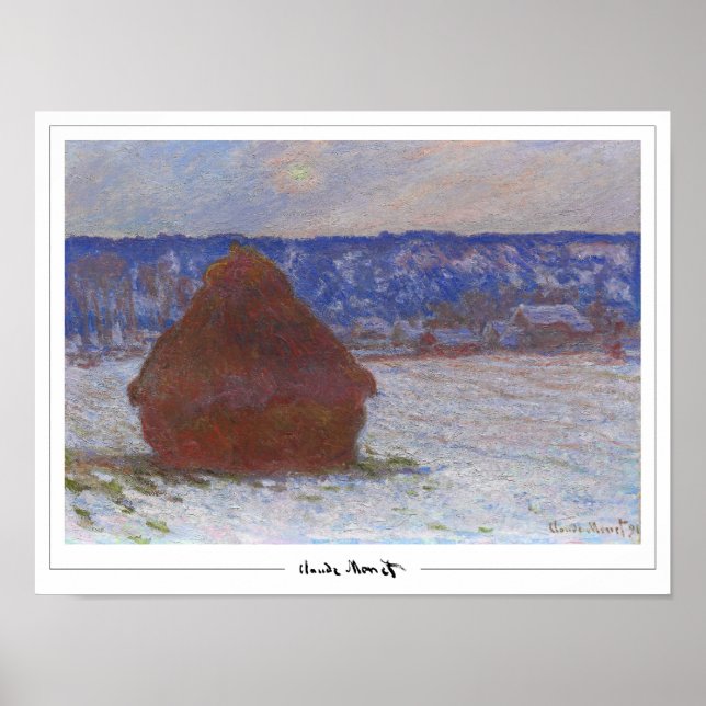 Claude Monet Zedign Art Poster nº 494 (Frente)