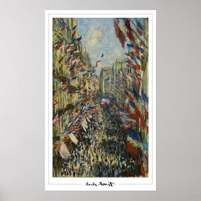 Claude Monet Zedign Art Poster nº 54 (Frente)