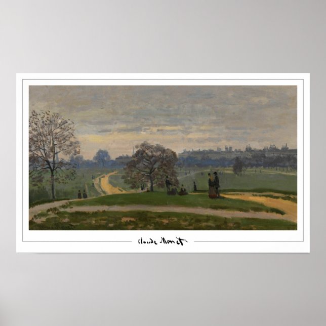 Claude Monet Zedign Art Poster nº 574-2 (Frente)