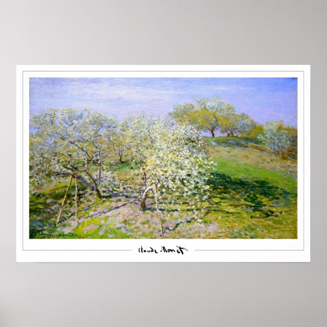 Claude Monet Zedign Art Poster nº 674 (Frente)