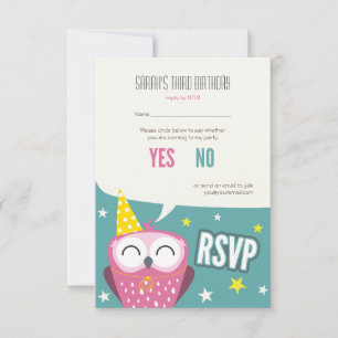 Claudette, a RSVP do Partido Aniversário de crianç