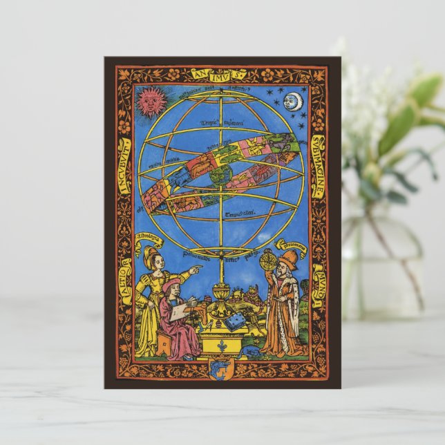 Cláudio Ptolomeu Astrônomo, Celeste Vintage  (Em pé/Frente)