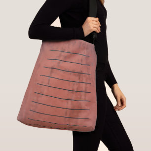 Clay Abstrato Crossbody Tote Bag por Detailsavvy