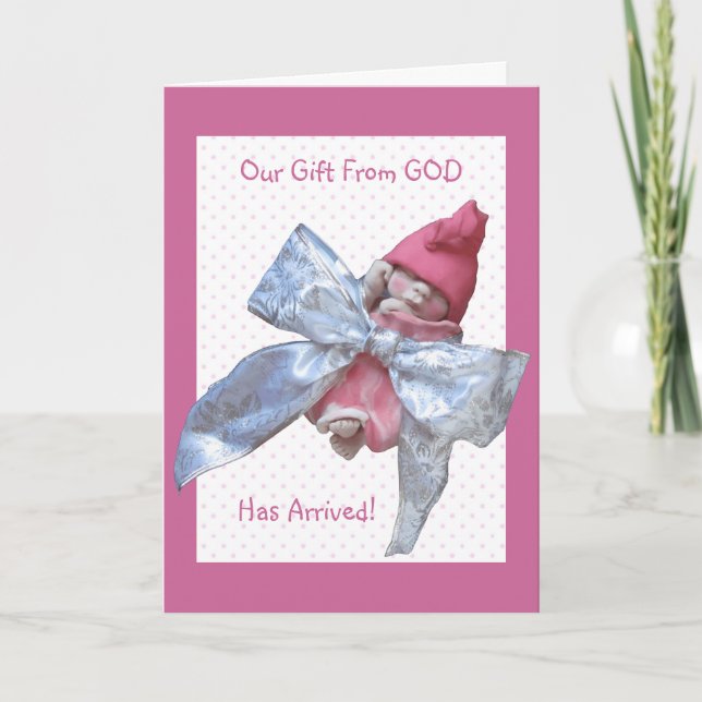 Clay Baby: Anúncio de Nascimento: Nosso Presente D (Frente)