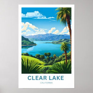 Clear Lake California Viagem Impressão