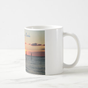 Clearwater Beach, caneca de café por pôr do sol 