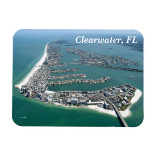 Clearwater Florida a partir de um ímã acima