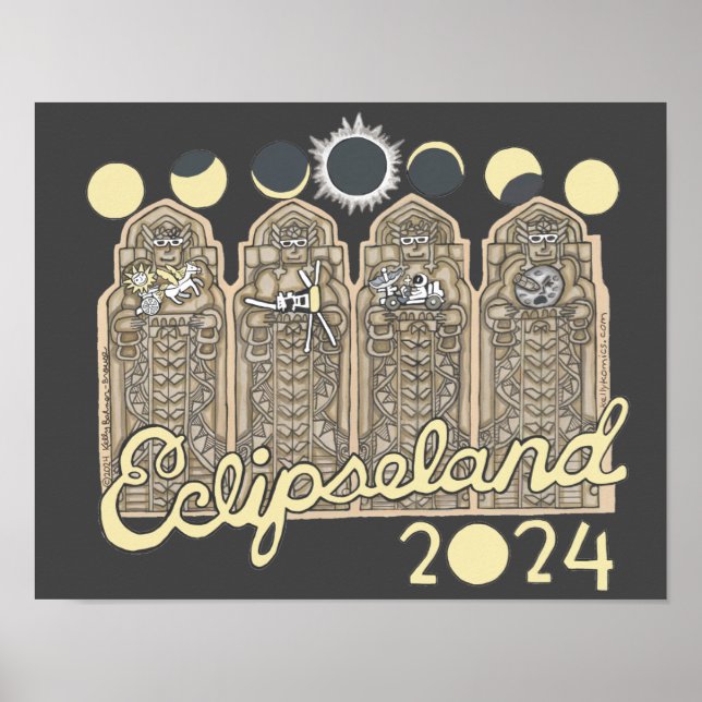 Cleveland Eclipseland Poster (Frente)