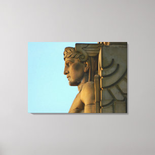 Cleveland OH Art Deco Canvas