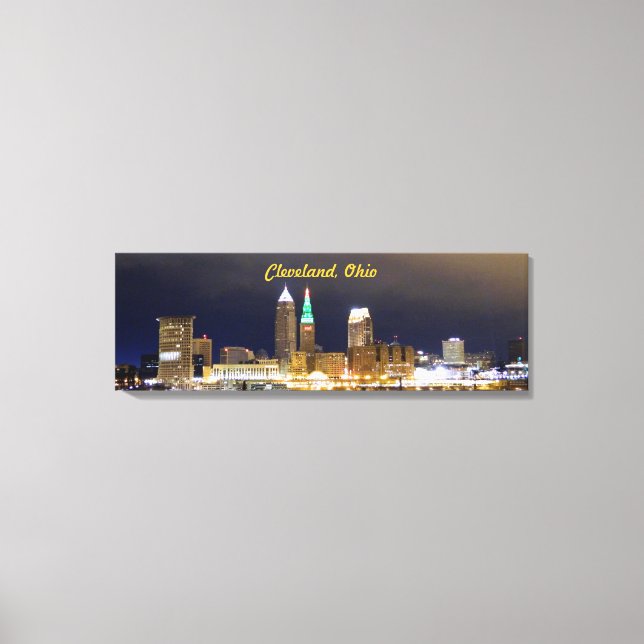 Cleveland, Ohio Million Dollar View Canvas (Frente)