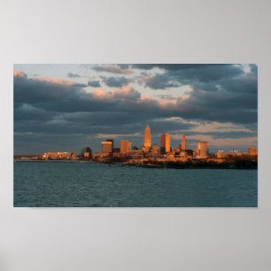 Cleveland um poster do fulgor