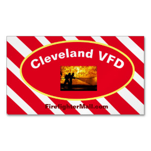 Cleveland VFD Chama Cartões de visitas magnéticas