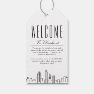 Cleveland Wedding   Etiquetas de presentes de mens