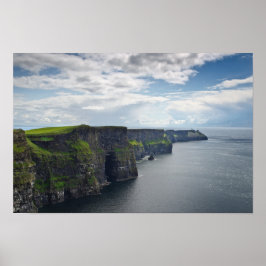Cliff of Moher na Irlanda - poster