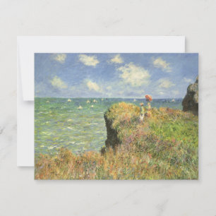 Cliff Walk em Pourville por Claude Monet