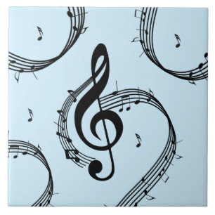 Climactic G Clef Music Blue