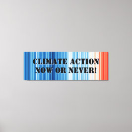 Climate Emergency Panoramic Canvas - Extra Wide