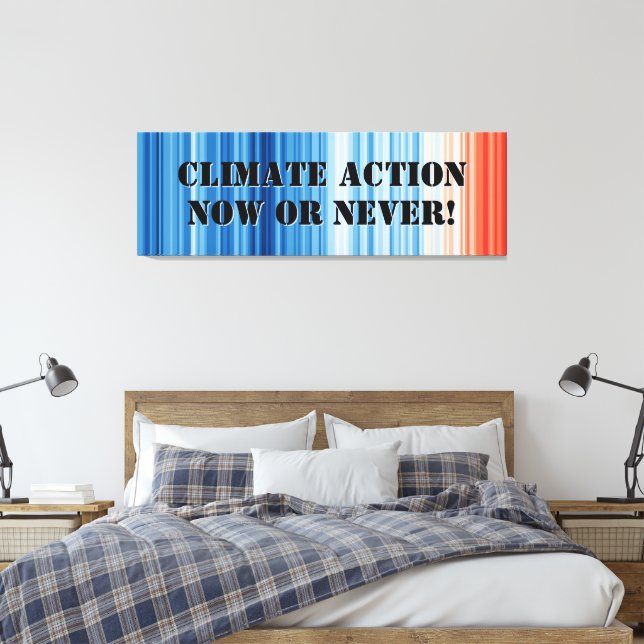 Climate Emergency Panoramic Canvas - Extra Wide (Insitu(Quarto))