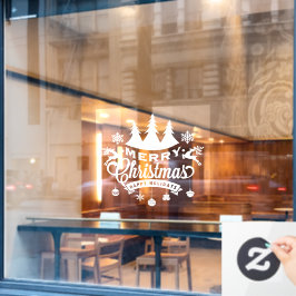 Cling da janela de Natal