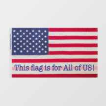 Cling translúcido - Esta bandeira é para todos os 