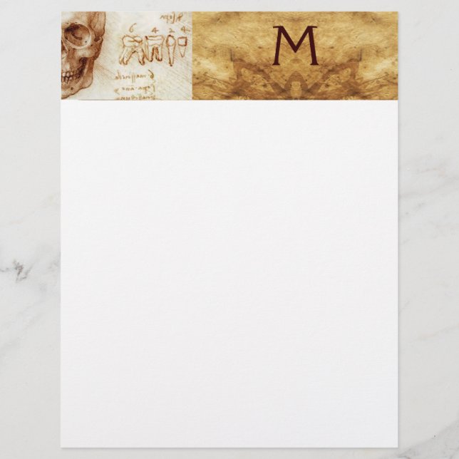 CLÍNICA DENTAL, MONOGRAMA DENTISTA, Pergaminho ant (Frente)